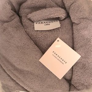 Parachute Bathrobe, size large, grey 3/4 length, in it’s original packaging.